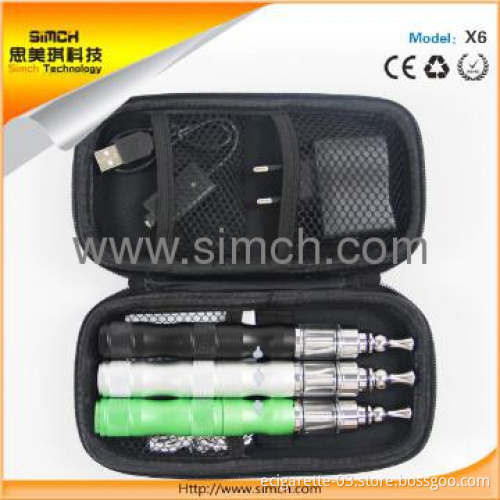 Fashionable design 1300mah battery e-cig X6